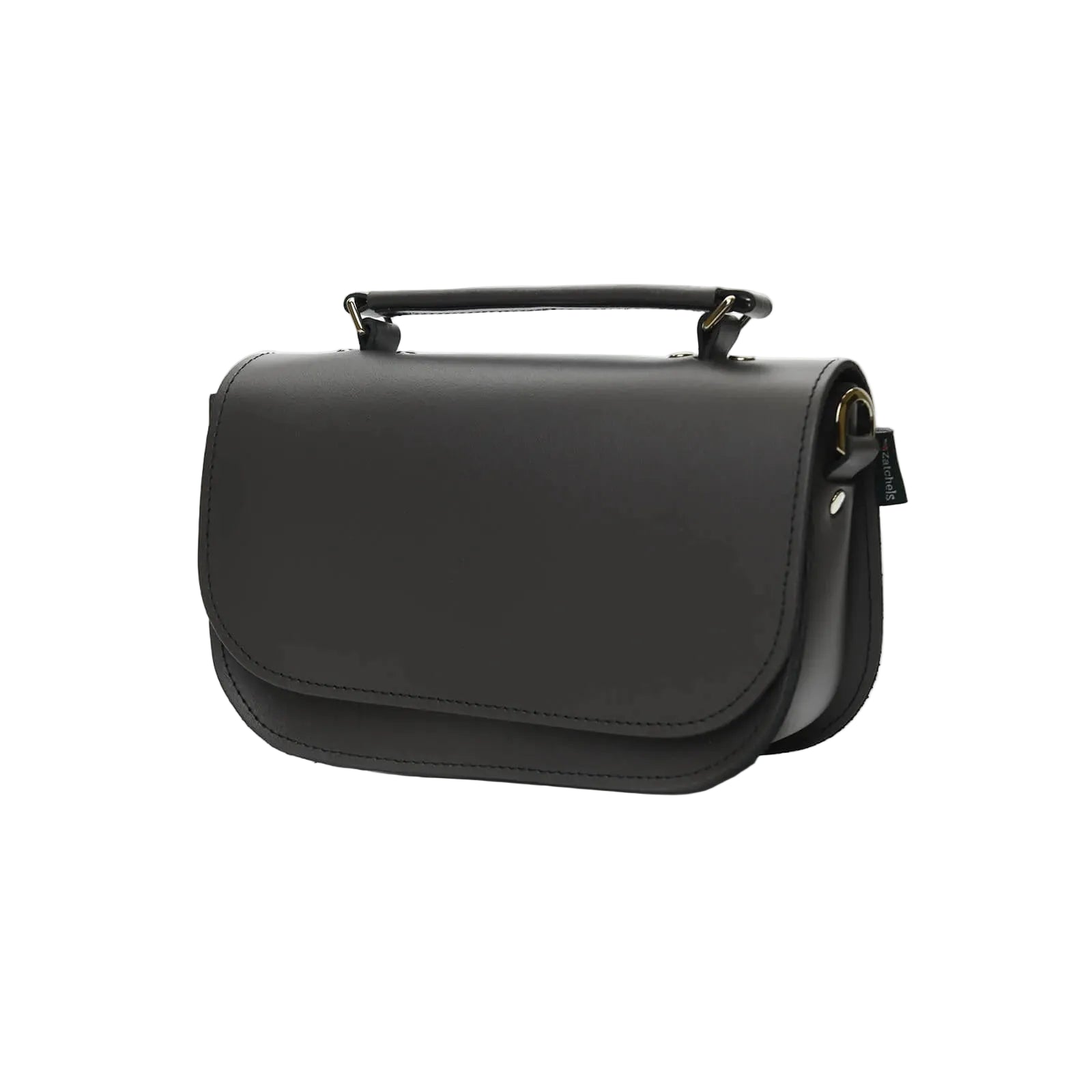Zatchels Aura Handmade Leather Bag - Graphite Clutch Bag emmy-jane-boutique.myshopify.com