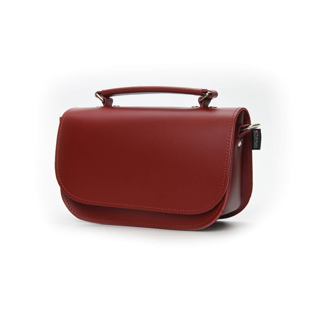 Aura Handmade Leather Bag - Red-1
