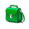 Handmade Leather Sugarcube Handbag - Green-1