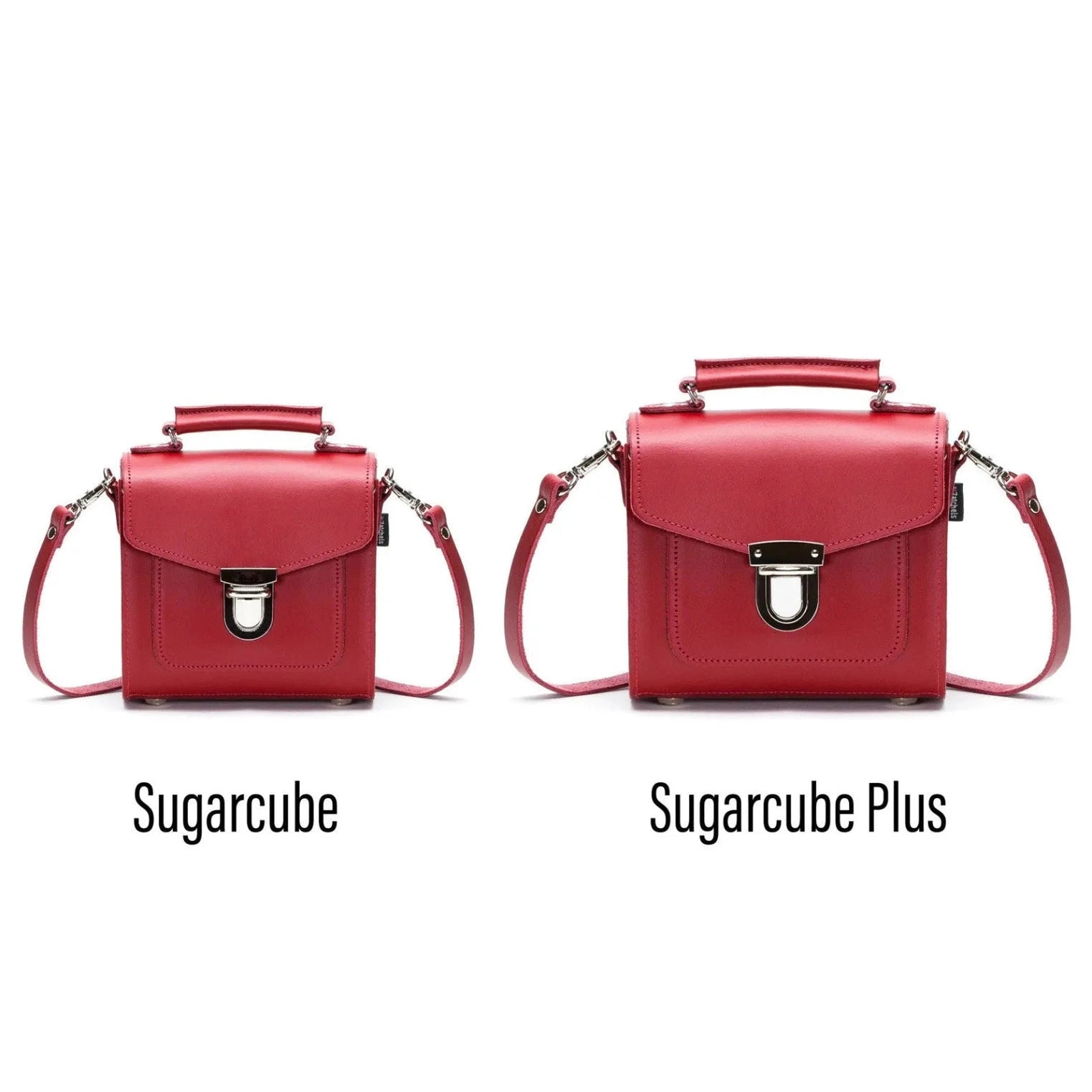 Zatchels Handmade Leather Sugarcube Handbag Red - Made To Order Clothing & Accessories > Handbags, Wallets & Cases > Handbags > Handmade Handbags > Leather Handbags > Handmade Leather Sugarcube Handbag Red emmy-jane-boutique.myshopify.com