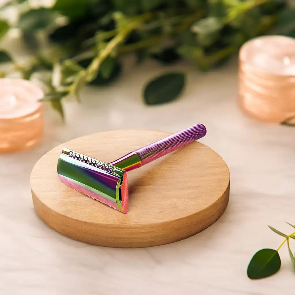Jungle Culture Eco-Friendly Safety Razors With 10x Razor Blades - Ethical Shaving Health & Beauty > Personal Care > Shaving & Grooming > Razors & Razor Blades > Eco-Friendly Razors > Zero Waste Razors emmy-jane-boutique.myshopify.com