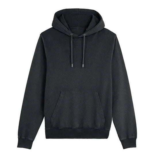 Black hoodie on a white background