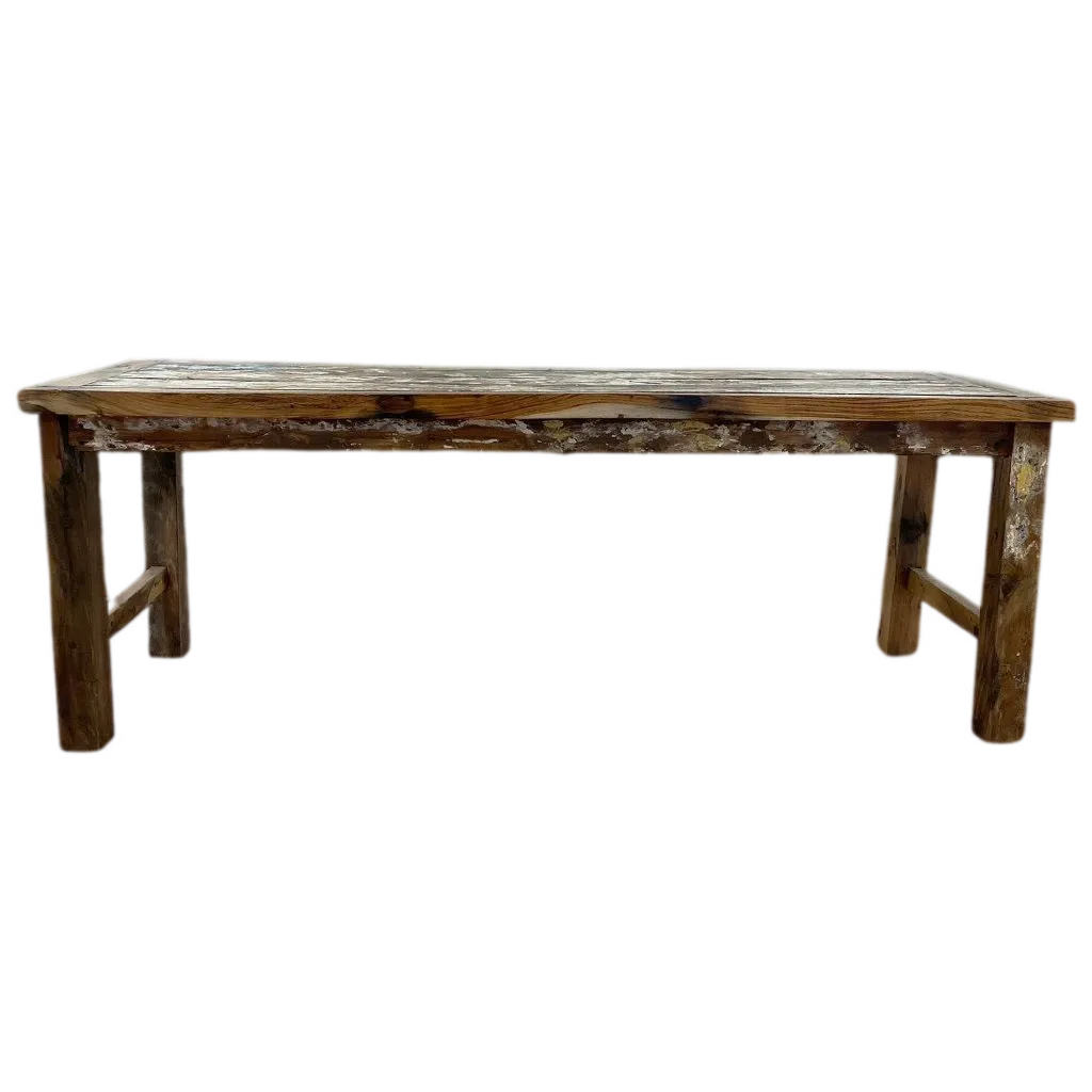 Recycled Teakwood Dinning Table 1.8 m - Recycled Wooden Table