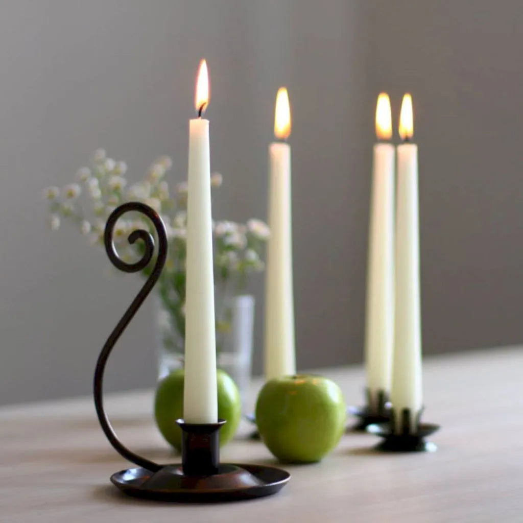 Ancient Wisdom Non Drip Taper Candles - White - Unscented Candles Box of 10 Home & Garden > Decor > Home Fragrances > Candles > Pack Of 10 Taper Candles > Non Drip Candles emmy-jane-boutique.myshopify.com