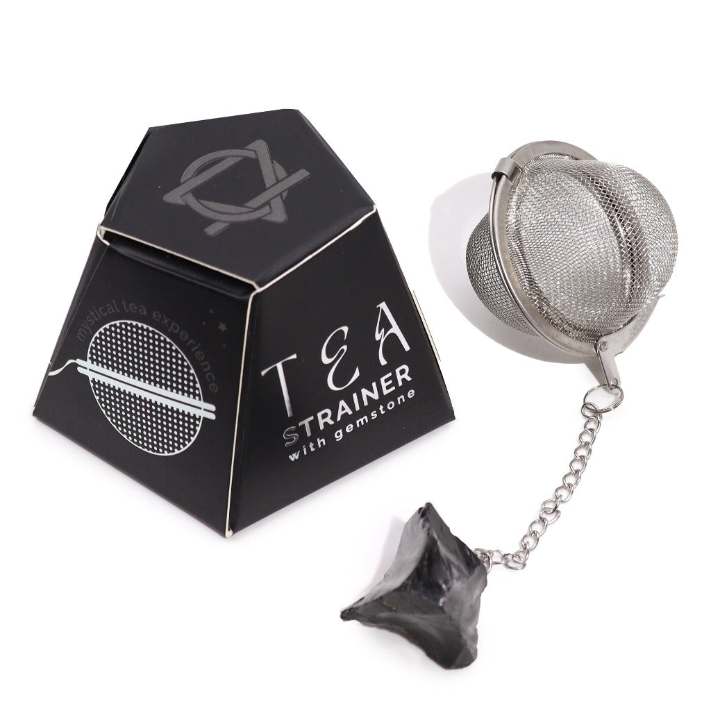 Emmy Jane - Ancient Wisdom Tea Strainer - Raw Gemstone Stainless Steel Tea Strainer- Tea Gift.Are you ready to add a touch of enchantment and elegance to your tea or gemstone collection? Look no further! Our captivating Raw Gemstone Tea Strainers are the perfect addition to your tea-drinking routine. These enchanting accessories are not only a great gift for gemstone connoisseurs but also make for a stunning addition to any tea lover's collection. They are a true fusion of elegance and functionality!