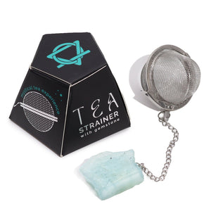 Emmy Jane - Ancient Wisdom Tea Strainer - Raw Gemstone Stainless Steel Tea Strainer- Tea Gift.Are you ready to add a touch of enchantment and elegance to your tea or gemstone collection? Look no further! Our captivating Raw Gemstone Tea Strainers are the perfect addition to your tea-drinking routine. These enchanting accessories are not only a great gift for gemstone connoisseurs but also make for a stunning addition to any tea lover's collection. They are a true fusion of elegance and functionality!