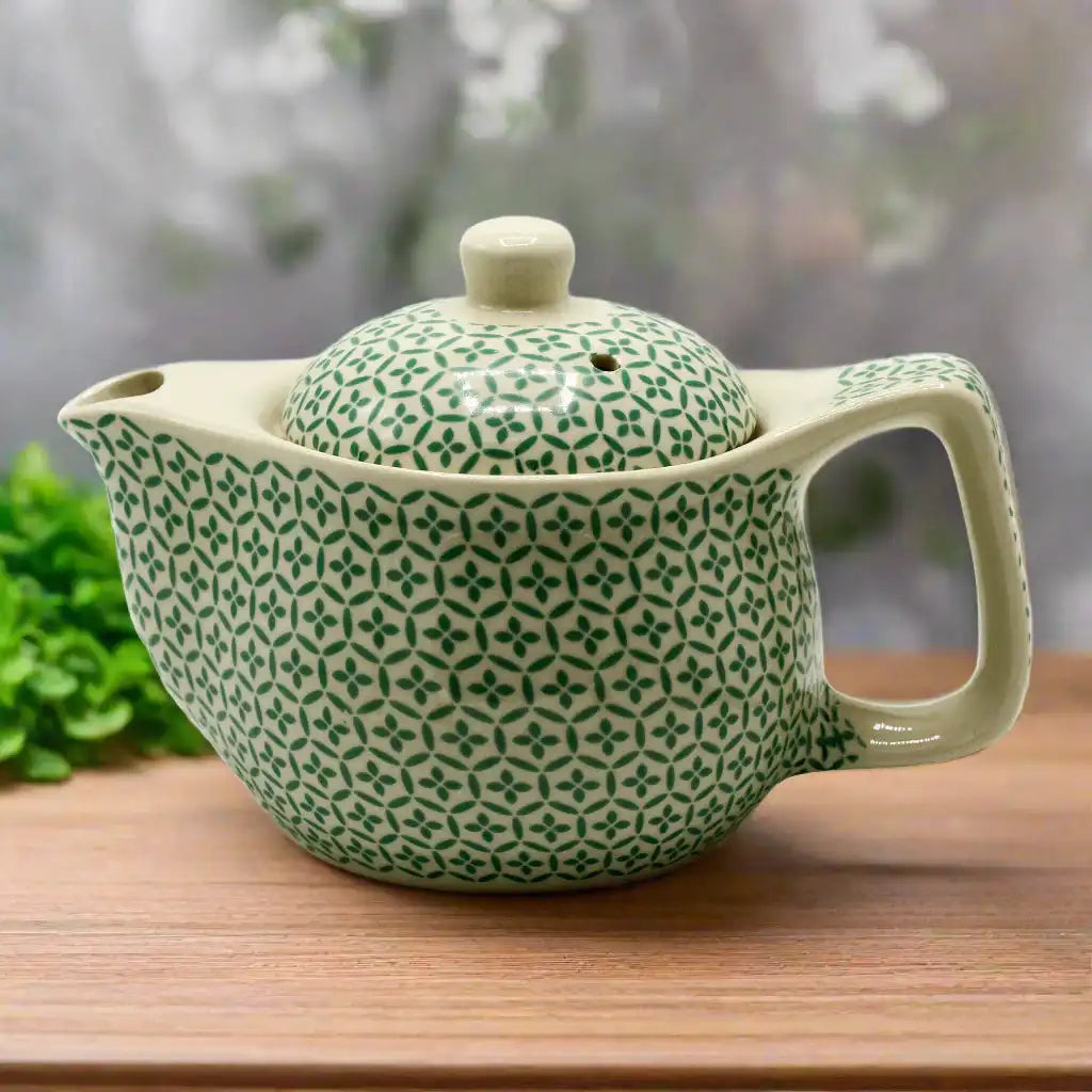 Emmy Jane Small Herbal Teapot with Built In Strainer - Ceramic Diffuser Tea Pot Home & Garden > Kitchen & Dining > Tableware > Coffee Servers & Tea Pots - Teapots > Infuser Teapots > Herbal Tea Makers > Ceramic Teapots emmy-jane-boutique.myshopify.com