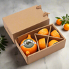 Emmy Jane - Herbal Teapot Set - Orange Teapot & Four Cups. This charming set features a teapot shaped like a plump orange and four matching cups with a textured orange peel design. The vibrant design and compact size make it the perfect gift.