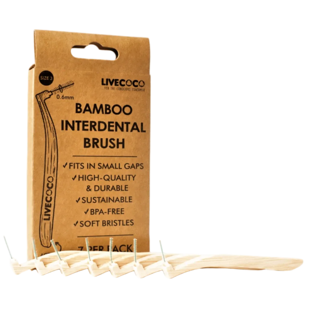 Emmy Jane Boutique Bamboo Interdental Brushes (Reusable-7 pack)