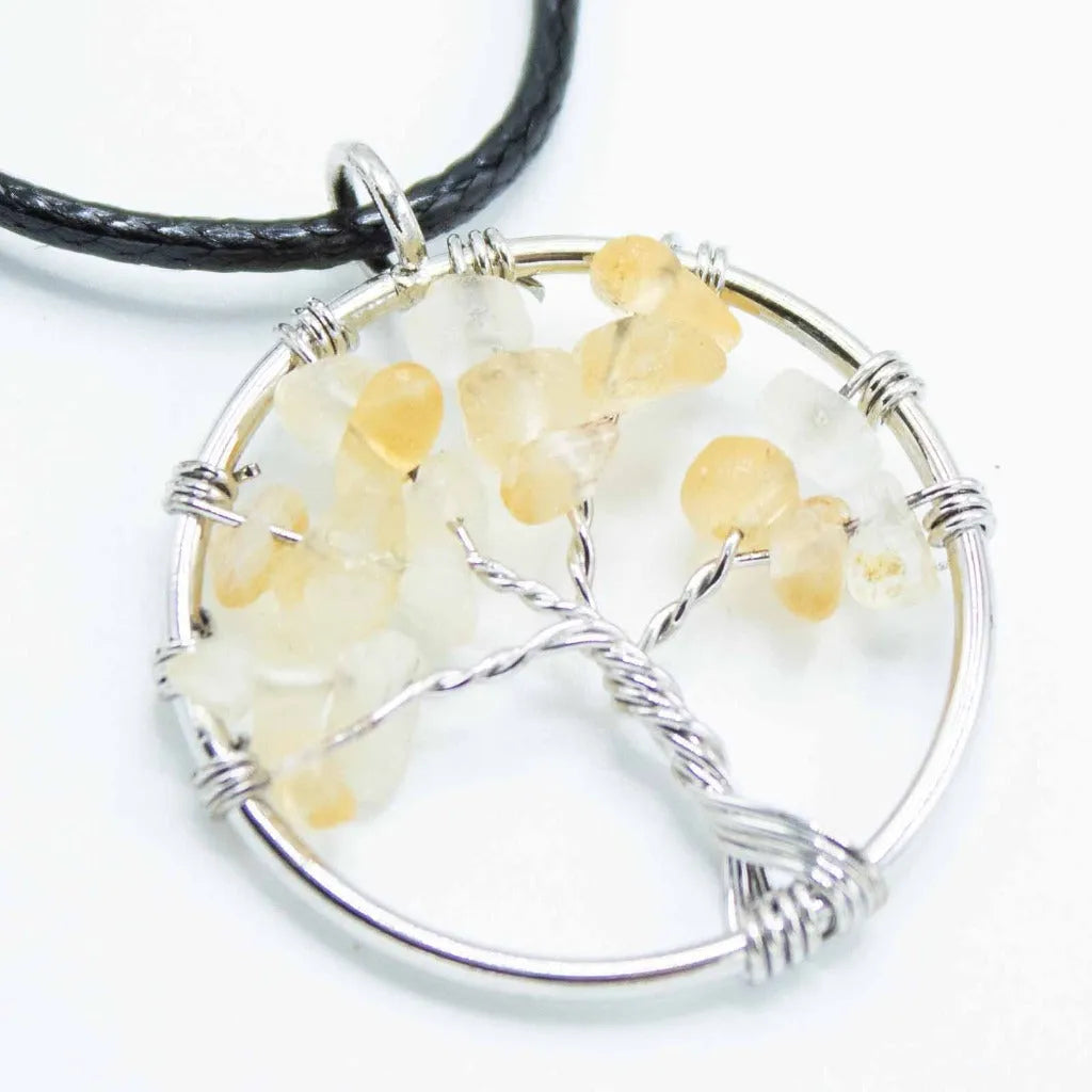 AW Jewellery Gemstone Necklace Pendants - Tree of Life Jewellery - Spiritual Gifts Clothing & Accessories > Jewellery & Watches > Necklaces > Womens Necklaces > Gemstone Pendants > Tree of Life Jewellery emmy-jane-boutique.myshopify.com