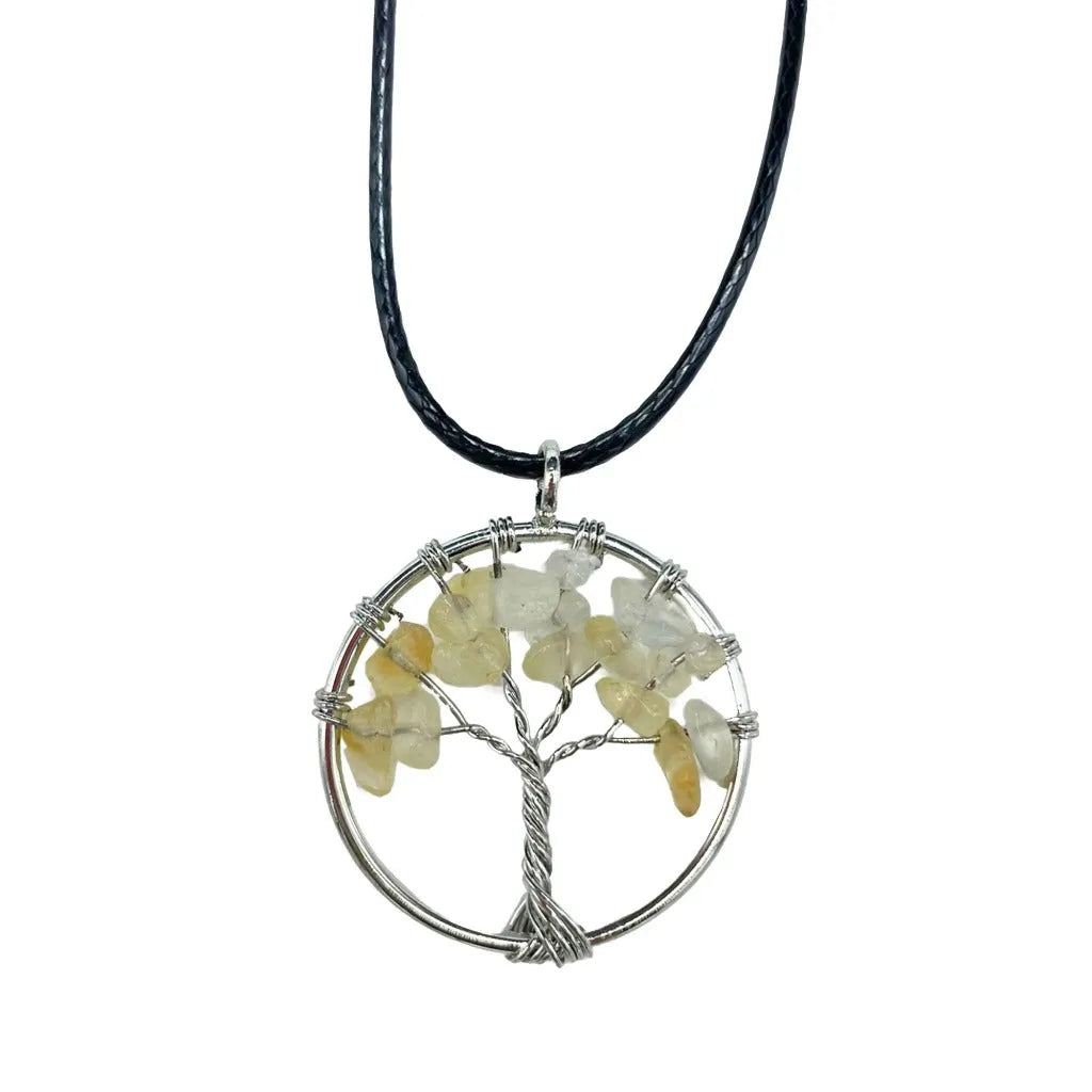 AW Jewellery Gemstone Necklace Pendants - Tree of Life Jewellery - Spiritual Gifts Clothing & Accessories > Jewellery & Watches > Necklaces > Womens Necklaces > Gemstone Pendants > Tree of Life Jewellery emmy-jane-boutique.myshopify.com