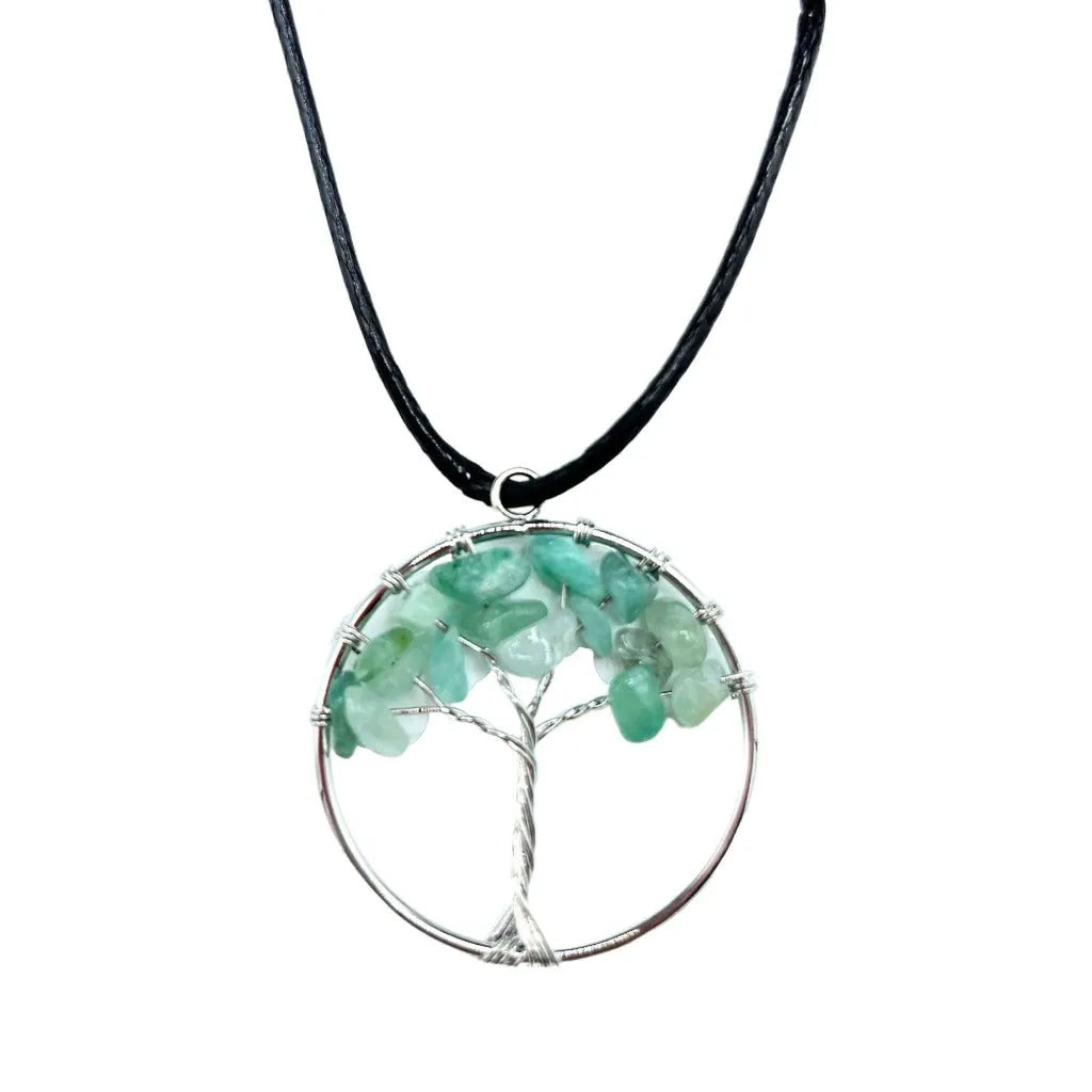 AW Jewellery Gemstone Necklace Pendants - Tree of Life Jewellery - Spiritual Gifts Clothing & Accessories > Jewellery & Watches > Necklaces > Womens Necklaces > Gemstone Pendants > Tree of Life Jewellery emmy-jane-boutique.myshopify.com