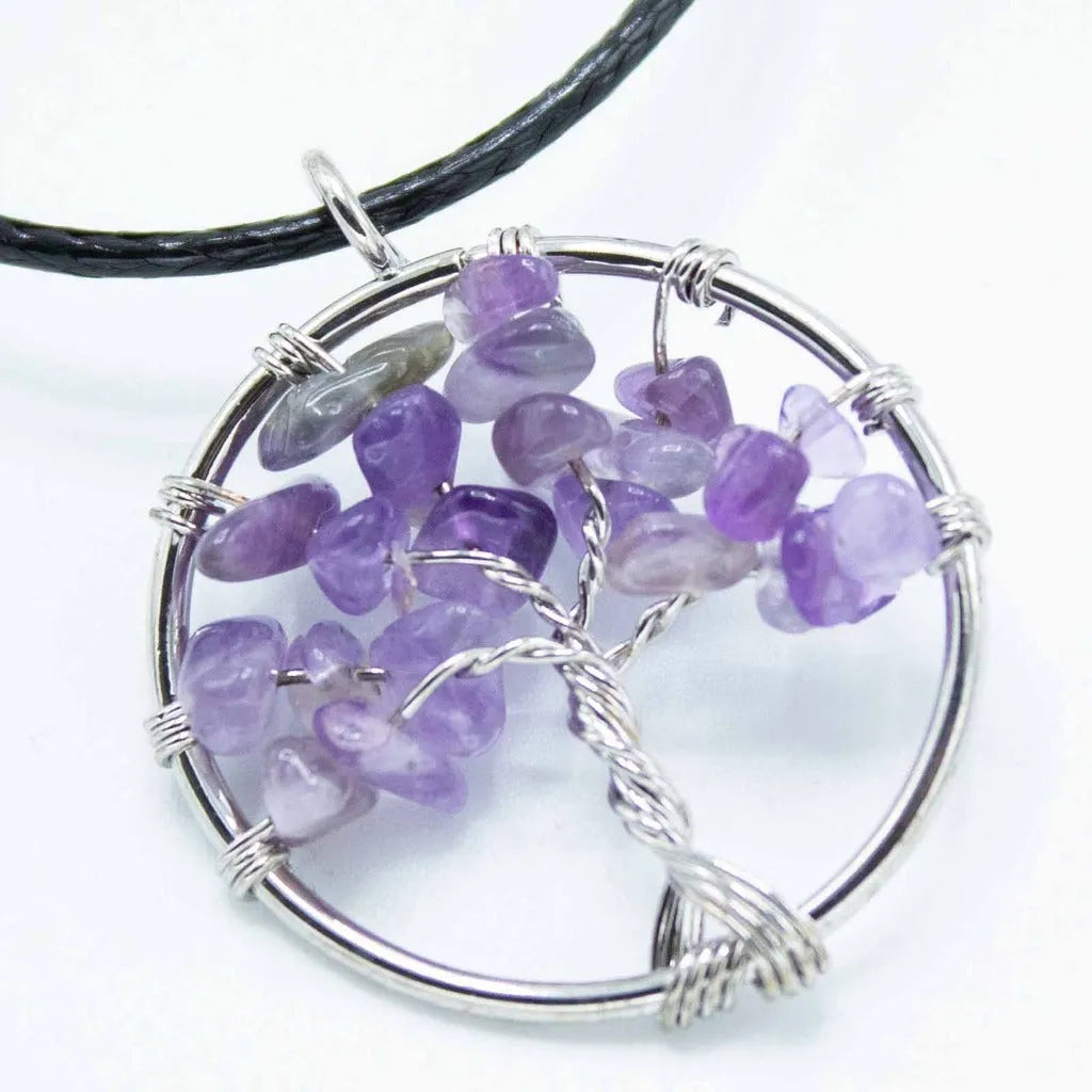 AW Jewellery Gemstone Necklace Pendants - Tree of Life Jewellery - Spiritual Gifts Clothing & Accessories > Jewellery & Watches > Necklaces > Womens Necklaces > Gemstone Pendants > Tree of Life Jewellery emmy-jane-boutique.myshopify.com