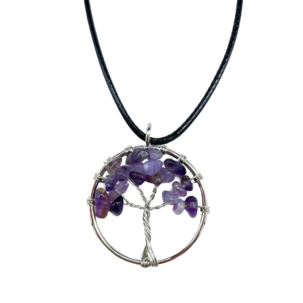 AW Jewellery Gemstone Necklace Pendants - Tree of Life Jewellery - Spiritual Gifts Clothing & Accessories > Jewellery & Watches > Necklaces > Womens Necklaces > Gemstone Pendants > Tree of Life Jewellery emmy-jane-boutique.myshopify.com