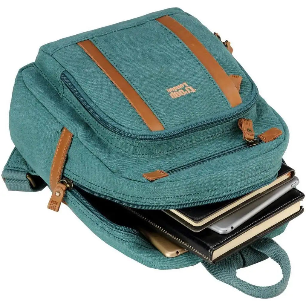 Troop London Small Canvas Backpack - Troop London Classic Canvas Backpack Luggage & Bags > Backpacks > Backpacks > Small Canvas Backpack > Troop London Classic Canvas Backpack emmy-jane-boutique.myshopify.com