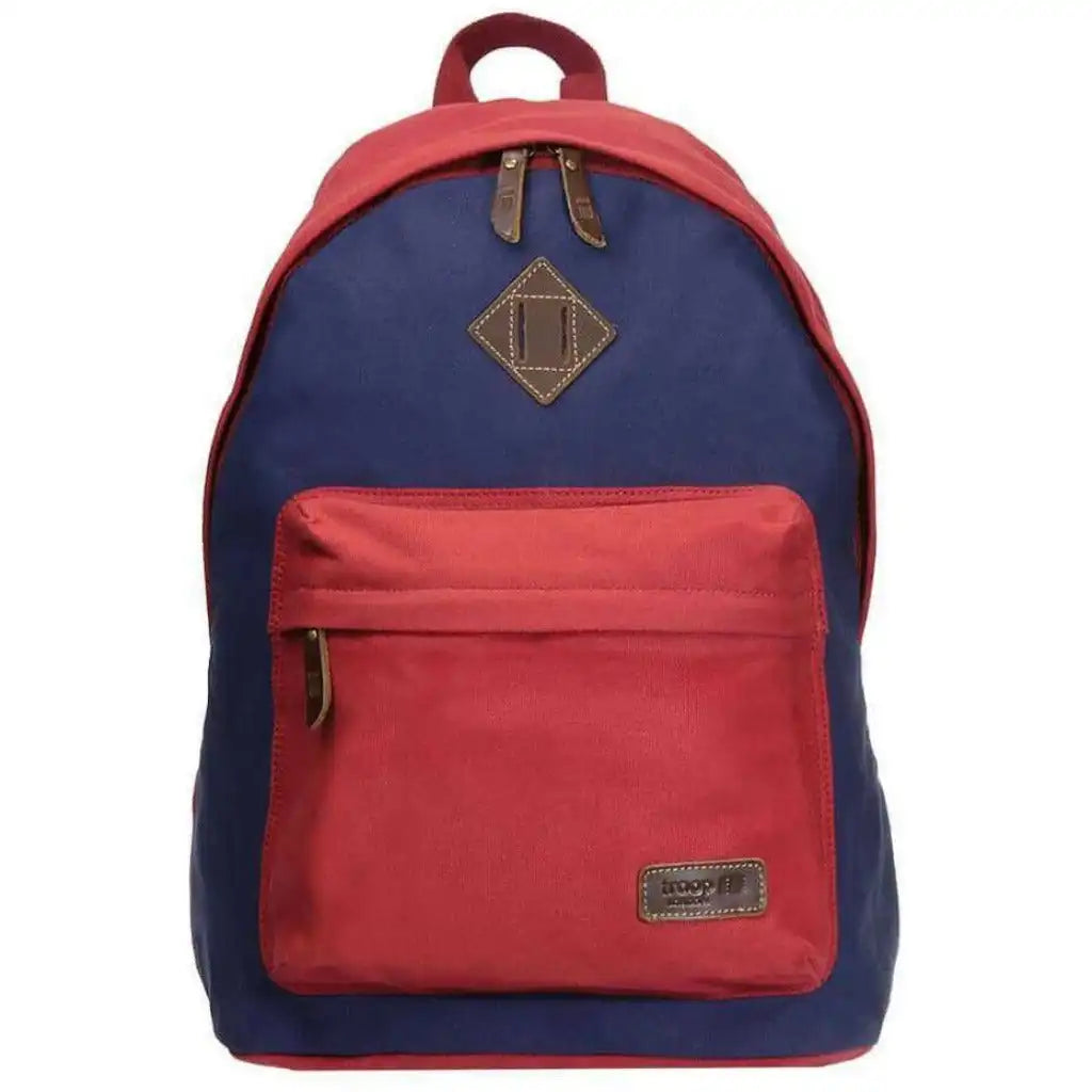 Troop London Canvas Backpack - Troop London Heritage Casual Daypack - 11 Great Colours Luggage & Bags > Backpacks > Troop London Bags > Heritage Canvas Backpacks > Smart Casual Daypack emmy-jane-boutique.myshopify.com