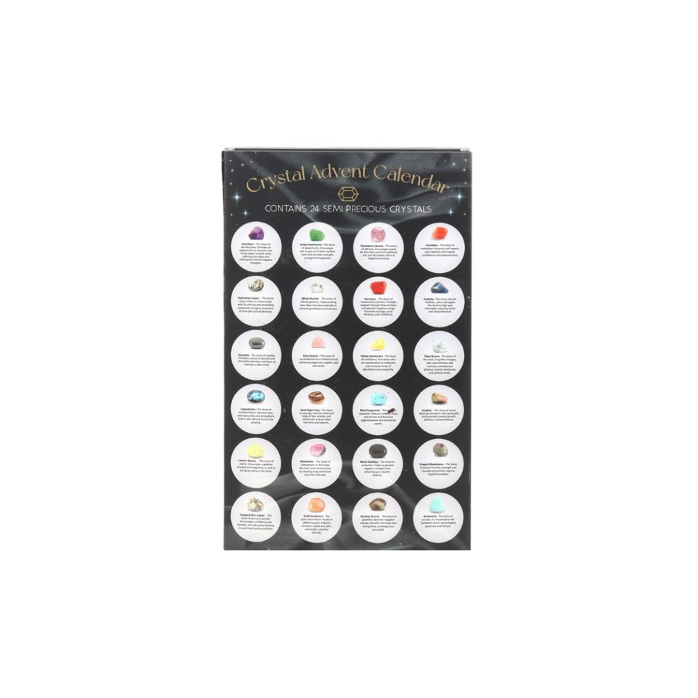 Count down the 24 days to Christmas with this mystical crystal advent calendar.