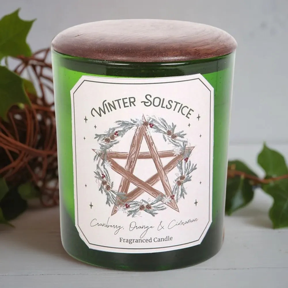 Winter Solstice Candle - Cranberry, Orange & Cinnamon Candle