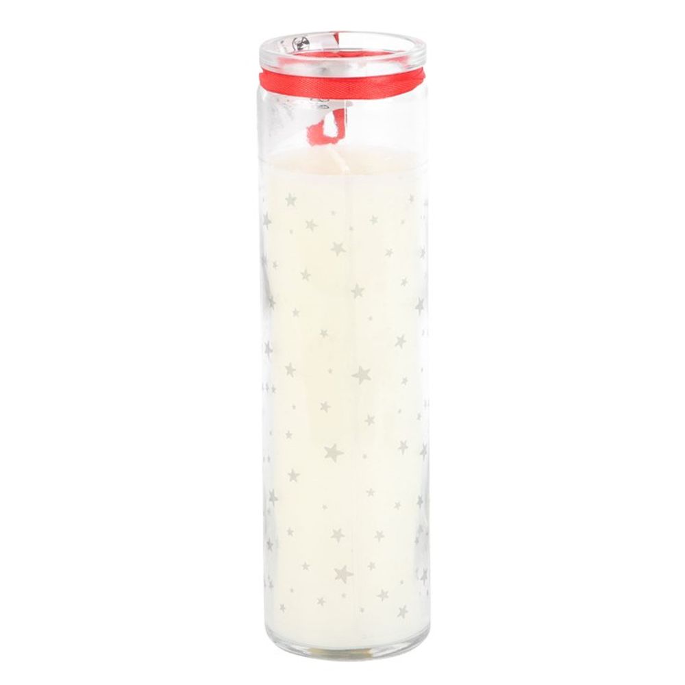 White Vanilla Advent Tube Candle - 24 Day Countdown to Xmas