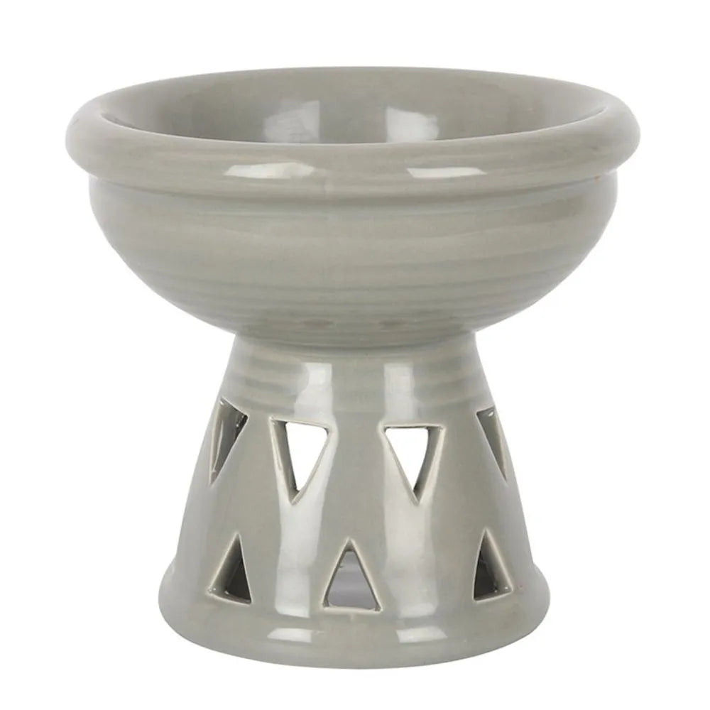 Grey Deep Bowl Oil Burner  emmy-jane-boutique.myshopify.com