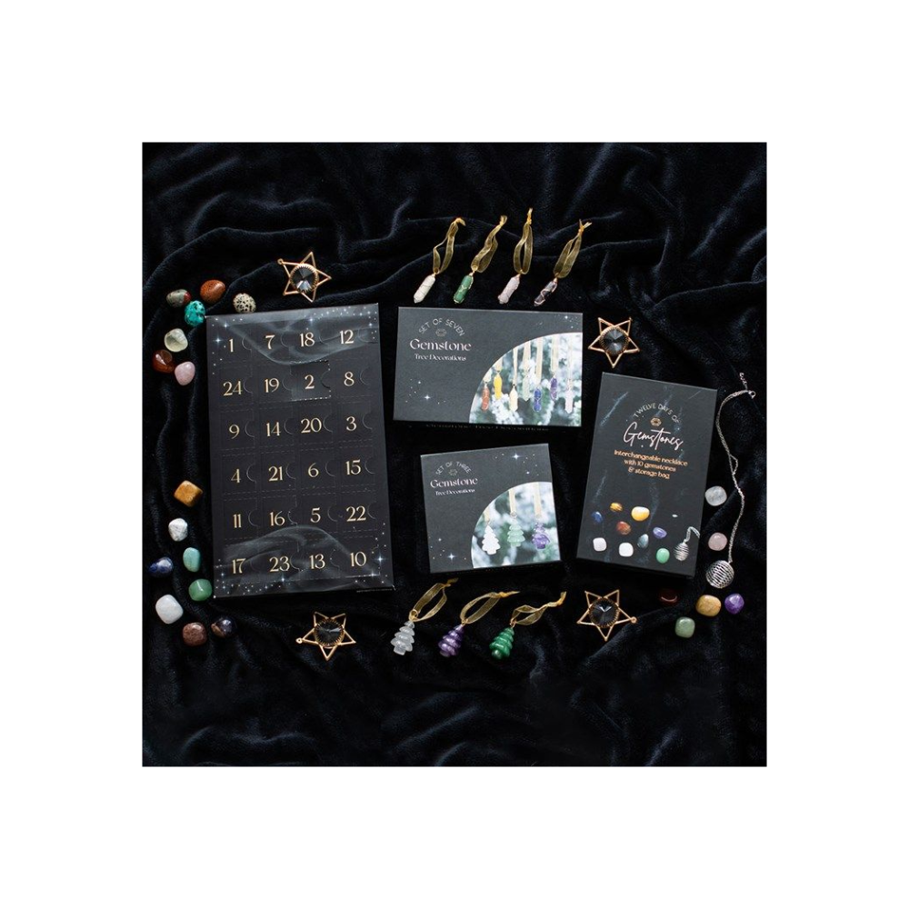 Count down the 24 days to Christmas with this mystical crystal advent calendar.