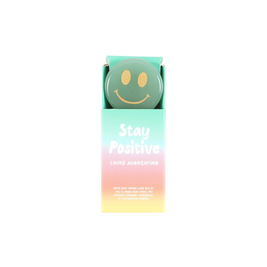 Stay Positive Aventurine Happy Face Crystal Gift