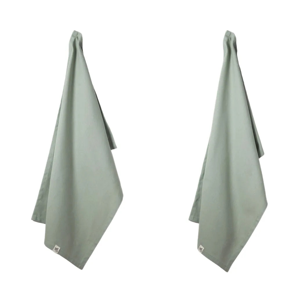 Wild And Stone Organic Cotton Tea Towels - Herringbone Weave - Set of 2 Home & Garden > Linens & Bedding > Towels > Kitchen Towels > Cotton Tea Towels > Organic Cotton Tea Towels emmy-jane-boutique.myshopify.com