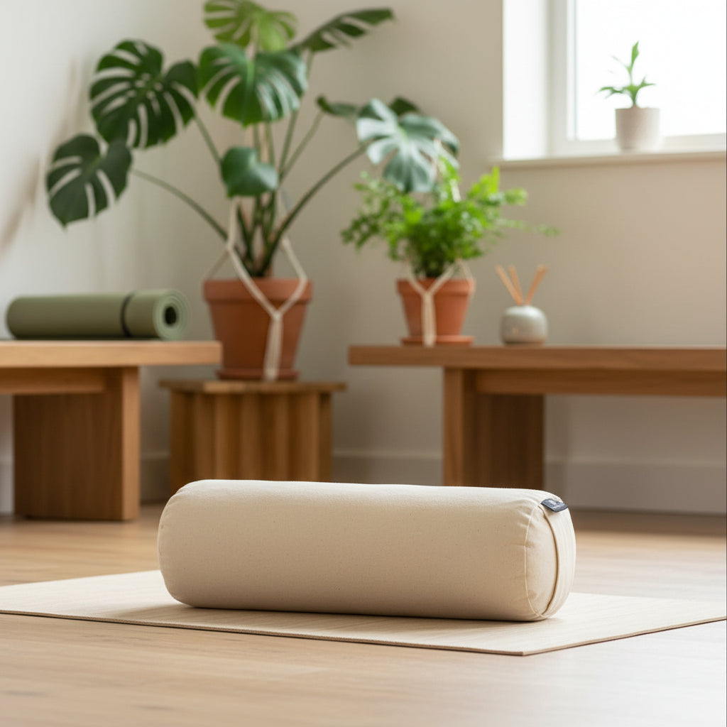 mini yoga bolster pillow