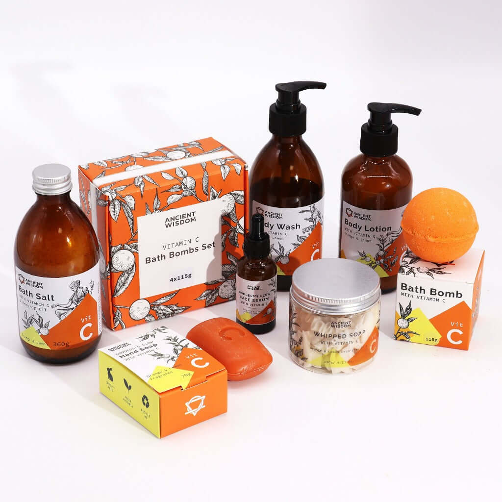 Emmy Jane - Ancient Wisdom - Vitamin C Hand Soap with Essential Oils - Nourishing & Revitalising. All of our Vitamin C products are 🔸 Made with high-quality ingredients🔸Paraben and sulphate free🔸Cruelty-free Our Vitamin C skincare product range is great if you are looking for natural and effective ways to brighten and beautify your skin.