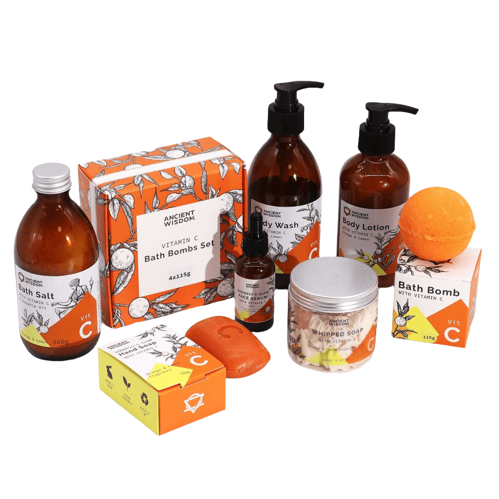 Emmy Jane - Ancient Wisdom - Vitamin C Hand Soap with Essential Oils - Nourishing & Revitalising. All of our Vitamin C products are 🔸 Made with high-quality ingredients🔸Paraben and sulphate free🔸Cruelty-free Our Vitamin C skincare product range is great if you are looking for natural and effective ways to brighten and beautify your skin.