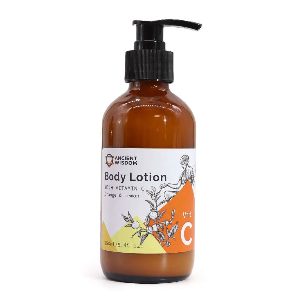 Ancient Wisdom Vitamin C Body Lotion – Orange & Lemon Aromatherapy Body Cream Health & Beauty > Personal Care > Cosmetics > Skin Care > Lotion & Moisturizer > Body Cream > Ancient Wisdom Body Cream> Vitamin C Hand & Body Lotions emmy-jane-boutique.myshopify.com