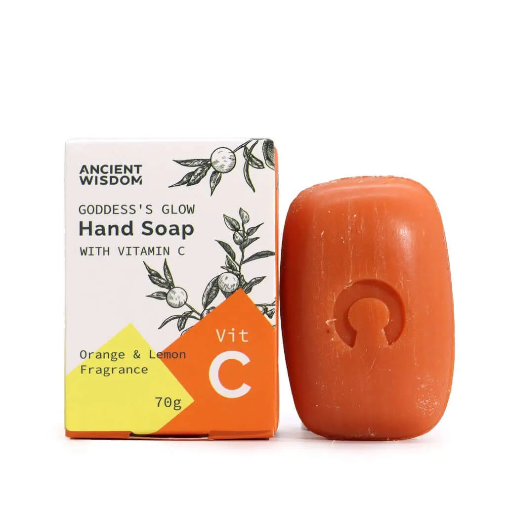 Ancient Wisdom Vitamin C Hand Soap with Essential Oils - Nourishing & Revitalising Health & Beauty > Personal Care > Cosmetics > Bath & Body > Bar Soap > SLS & Paraben Free Soaps > Vitamin C Soap with Essential Oils emmy-jane-boutique.myshopify.com