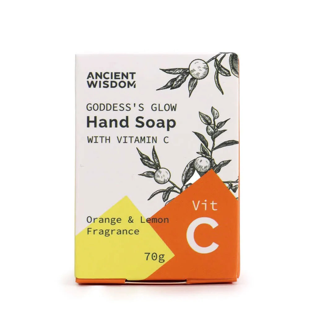 Ancient Wisdom Vitamin C Hand Soap with Essential Oils - Nourishing & Revitalising Health & Beauty > Personal Care > Cosmetics > Bath & Body > Bar Soap > SLS & Paraben Free Soaps > Vitamin C Soap with Essential Oils emmy-jane-boutique.myshopify.com