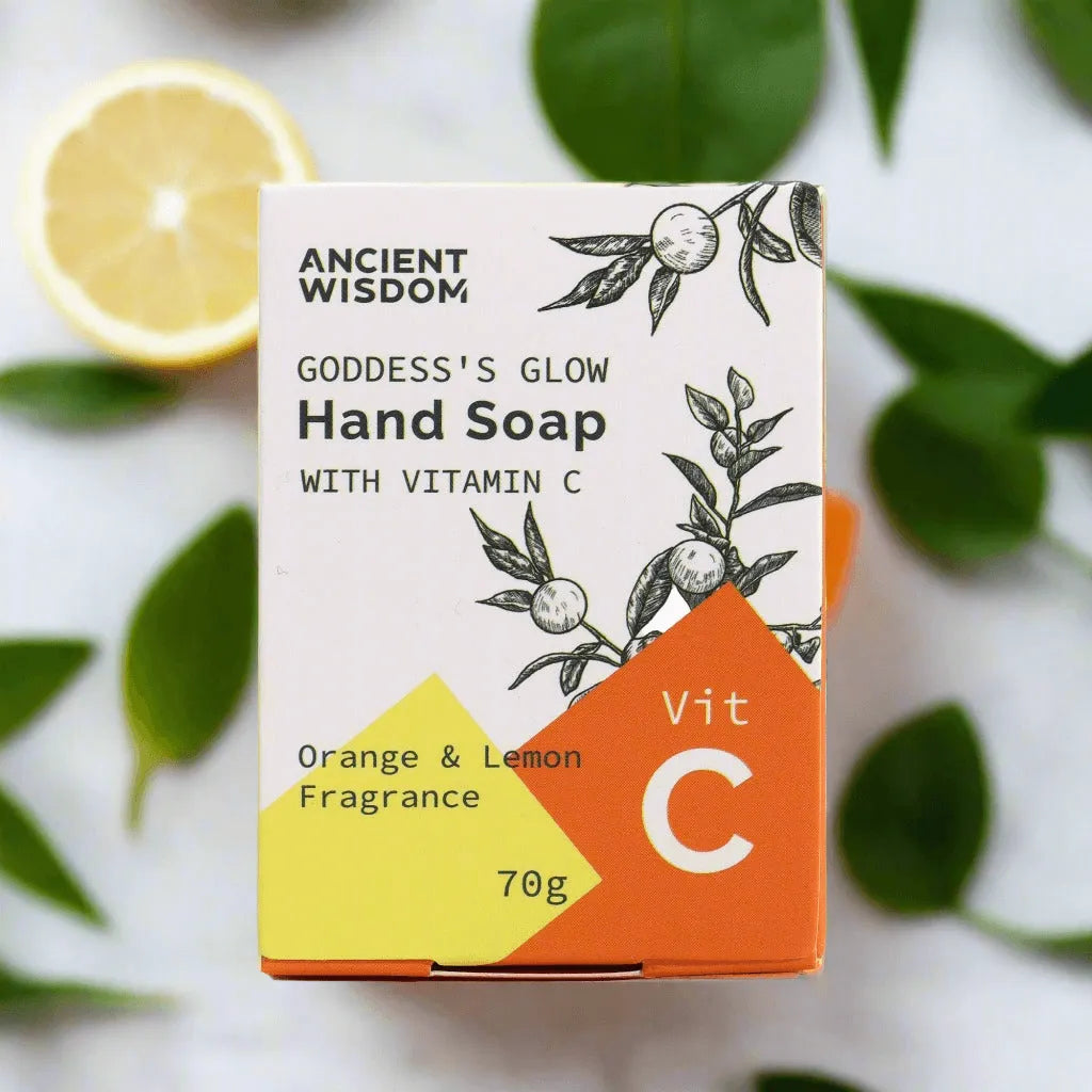 Ancient Wisdom Vitamin C Hand Soap with Essential Oils - Nourishing & Revitalising Health & Beauty > Personal Care > Cosmetics > Bath & Body > Bar Soap > SLS & Paraben Free Soaps > Vitamin C Soap with Essential Oils emmy-jane-boutique.myshopify.com