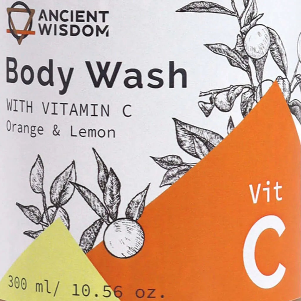 Ancient Wisdom Aromatherapy Body Wash with Vitamin C – Orange & Lemon Health & Beauty > Personal Care > Cosmetics > Bath & Body > Body Wash > Aromatherapy Hand & Body Wash > Essential Oil Body Wash emmy-jane-boutique.myshopify.com