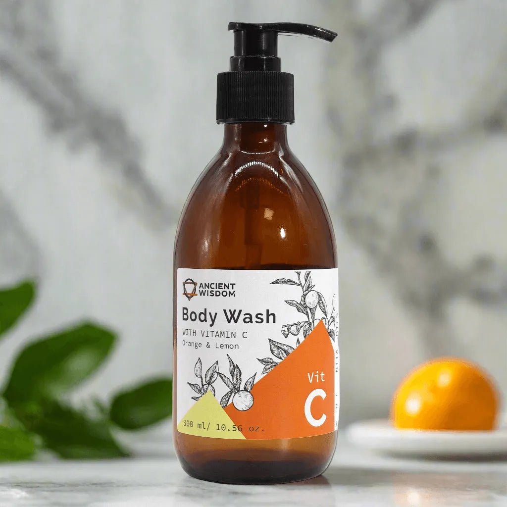 Ancient Wisdom Aromatherapy Body Wash with Vitamin C – Orange & Lemon Health & Beauty > Personal Care > Cosmetics > Bath & Body > Body Wash > Aromatherapy Hand & Body Wash > Essential Oil Body Wash emmy-jane-boutique.myshopify.com