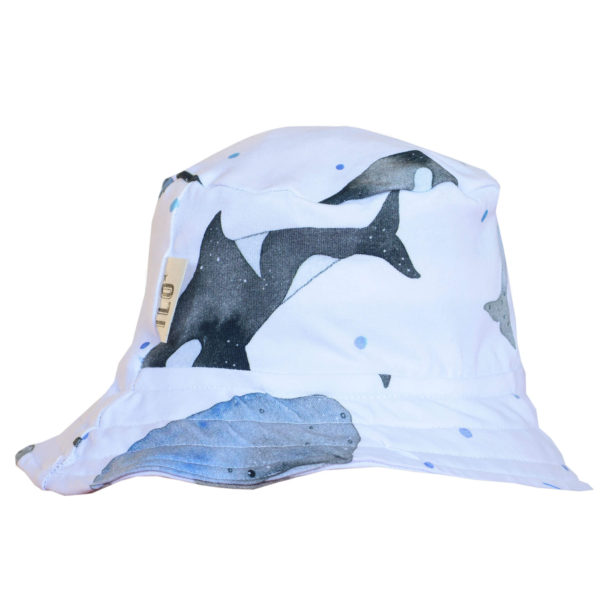 Whales Reversible Bucket Hat For Baby, Toddler, and Child