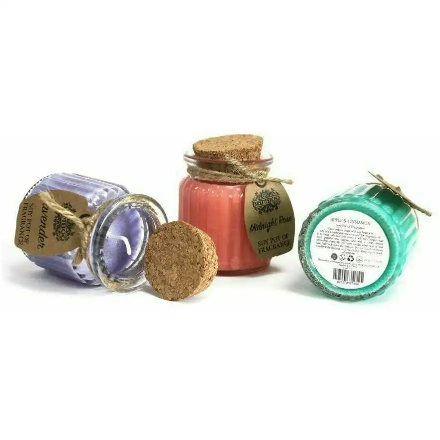 AW Bamboo Soy Wax Jar Candles - Set of 2 - Eco-Friendly Plastic Free Scented Candles Home & Garden > Decor > Home Fragrances > Candles > Soy Wax Candles > Eco-Friendly Candles emmy-jane-boutique.myshopify.com