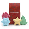 Christmas Bath Bomb Gift Set - Handmade in the UK - Xmas Gift Set. A festive treat that captures the magic of the holiday season! Delight your senses and pamper yourself or a loved one with this enchanting collection of bath bombs. Each gift pack includes not one, not two, but four bath bombs, inspired by the holiday spirit.