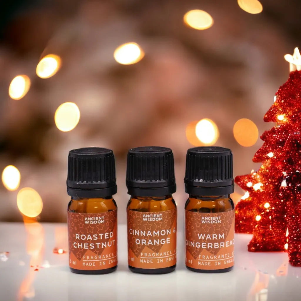 Ancient Wisdom Christmas Fragrance Oils Sets - Christmas Home Fragrance Gift Set Home & Garden > Decor > Home Fragrances > Fragrance Oil > Fragrance Oil Gift Sets > Christmas Fragrance Oils Sets emmy-jane-boutique.myshopify.com