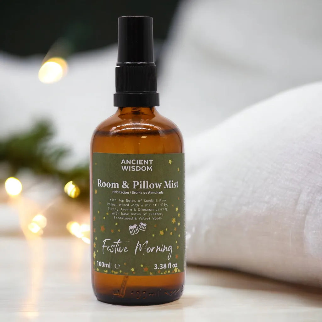 Ancient Wisdom Christmas Room & Pillow Sprays - 5 Festive Scents - Xmas Home Fragrance Home & Garden > Decor > Home Fragrances > Room spray > Christmas Room & Pillow Sprays emmy-jane-boutique.myshopify.com