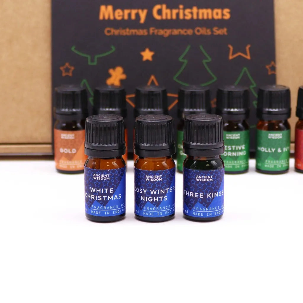 Ancient Wisdom Christmas Fragrance Oils Sets - Christmas Home Fragrance Gift Set Home & Garden > Decor > Home Fragrances > Fragrance Oil > Fragrance Oil Gift Sets > Christmas Fragrance Oils Sets emmy-jane-boutique.myshopify.com