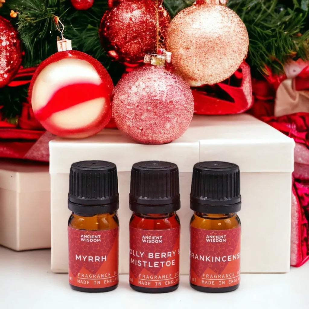 Ancient Wisdom Christmas Fragrance Oils Sets - Christmas Home Fragrance Gift Set Home & Garden > Decor > Home Fragrances > Fragrance Oil > Fragrance Oil Gift Sets > Christmas Fragrance Oils Sets emmy-jane-boutique.myshopify.com
