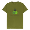 Moss Green Mens Organic Cotton  T-Shirt - EjB Eco Tee - Eco-Friendly UK Made