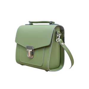 Handmade Leather Handbag Set - Sugarcube Collection Gift Set - Sage Green