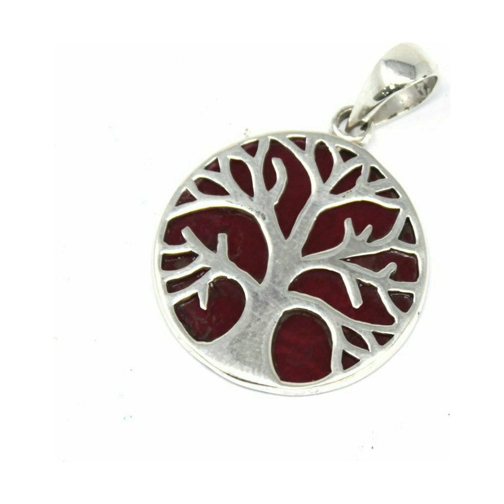 Emmy Jane Boutique Natural Shell Jewellery - Tree of Life Silver Earrings & Pendants