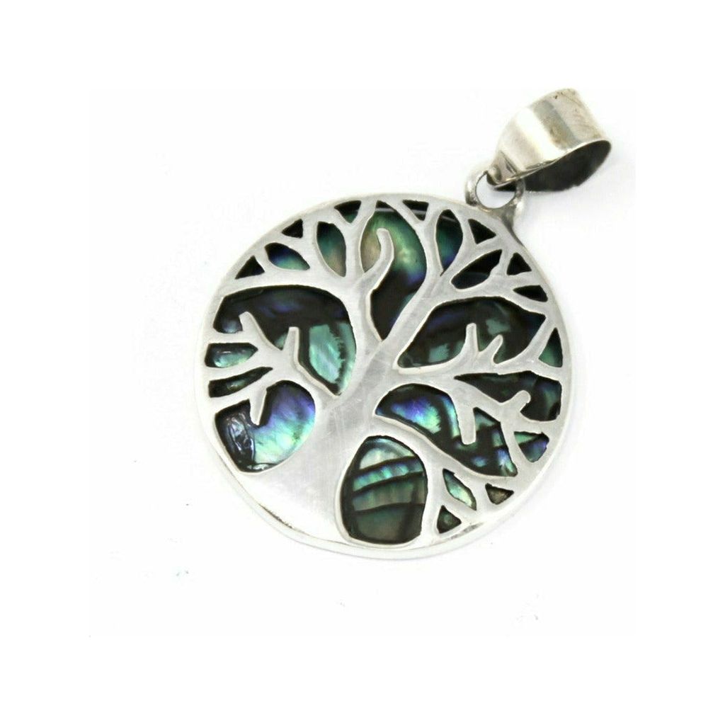 Emmy Jane Boutique Natural Shell Jewellery - Tree of Life Silver Earrings & Pendants