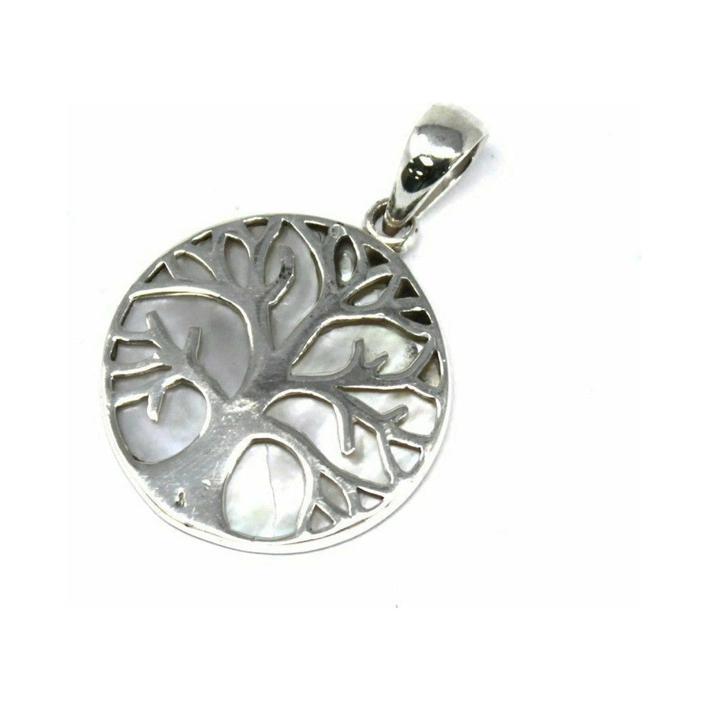 Emmy Jane Boutique Natural Shell Jewellery - Tree of Life Silver Earrings & Pendants