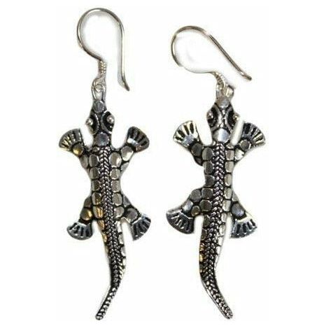 Emmy Jane BoutiqueThai Silver Lizard Earrings - 925 Silver Geko Design