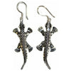 Emmy Jane Boutique Thai Silver Lizard Earrings - 925 Silver Geko Design